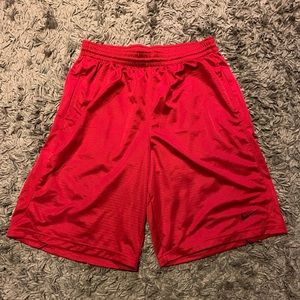 Nike Men’s Red Large Athletic Shorts